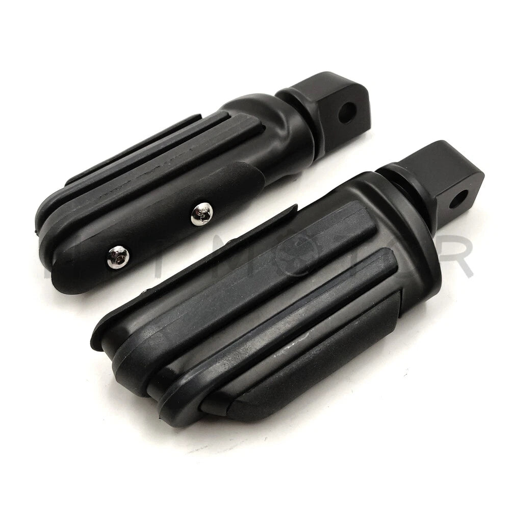 Black Rubber Pilot Footpeg for Harley-Davidson Softail Slim FLSL/Breakout (2018–2023)