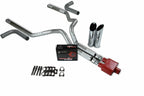 Dual Exhaust Kit for Chevy GMC 1500 (1999–2006) - 3" Slash Tip