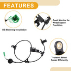 ABS Wheel Speed Sensor No.9L8Z2C191A for Ford Escape (2001–2007)