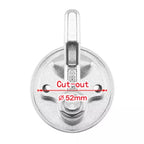 Boat Hatch Latch with Turning Lift Handle and Locking Mechanism