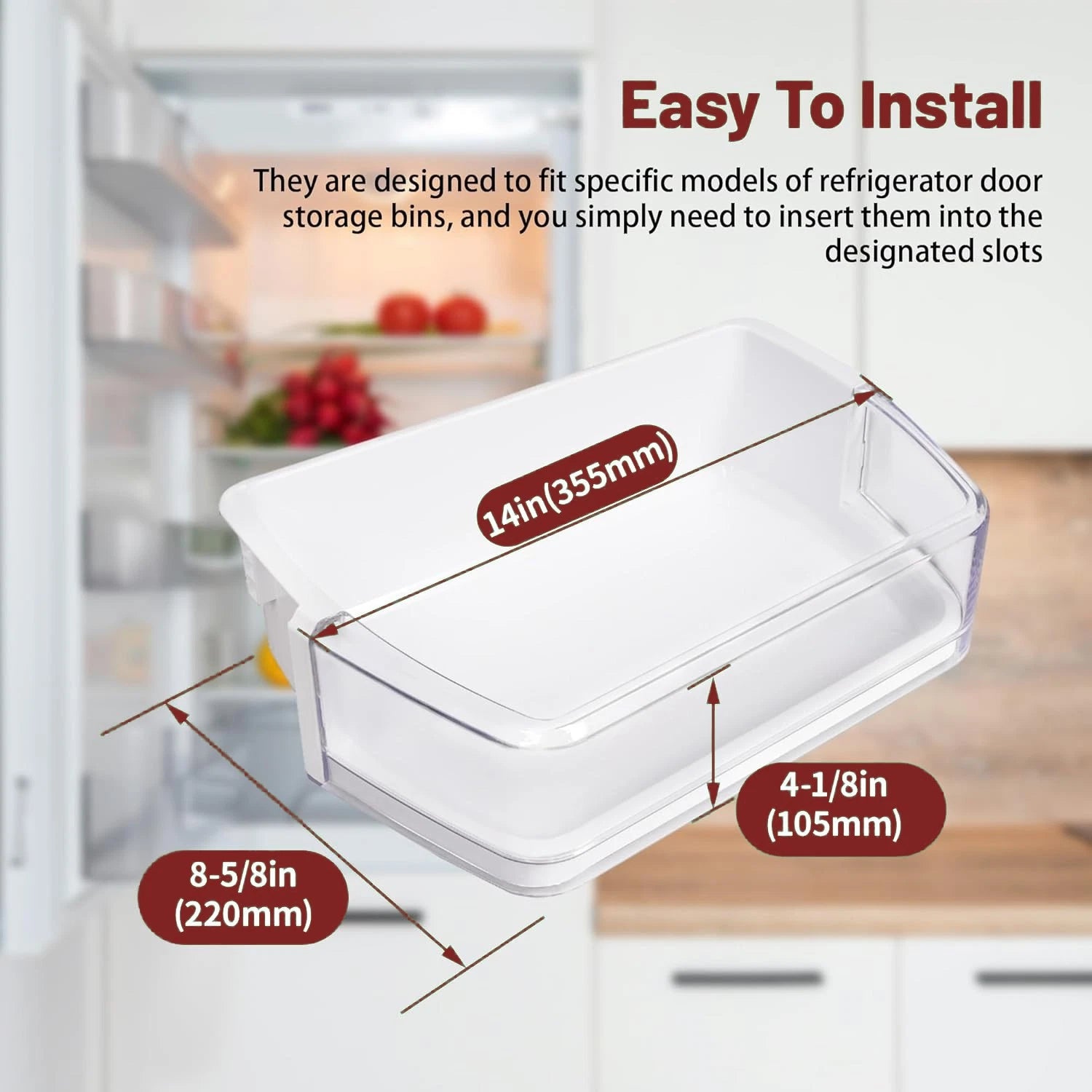 Door Shelf Bin for Samsung Refrigerator (2010–2023)