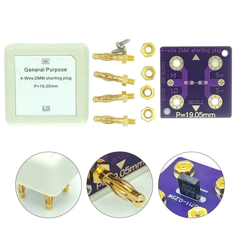 4 Wire Socket Assembly for Digital Multimeter Calibration