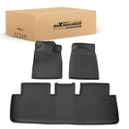 Set of 4 TPE Rubber Floor Mats for Tesla Model 3 (2024–2025)