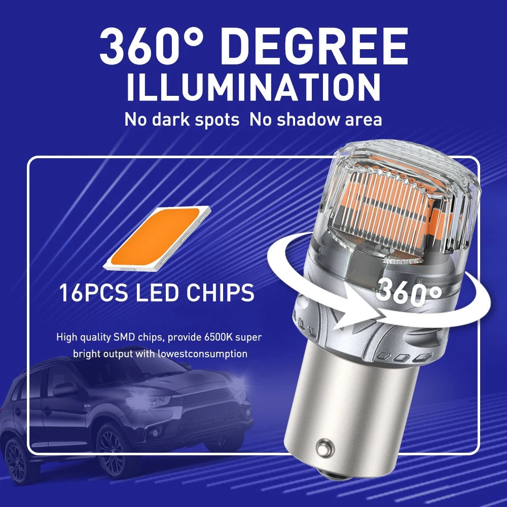 2X LED Front Turn Signal Bulbs for [Make Model] ([YYYY–YYYY])