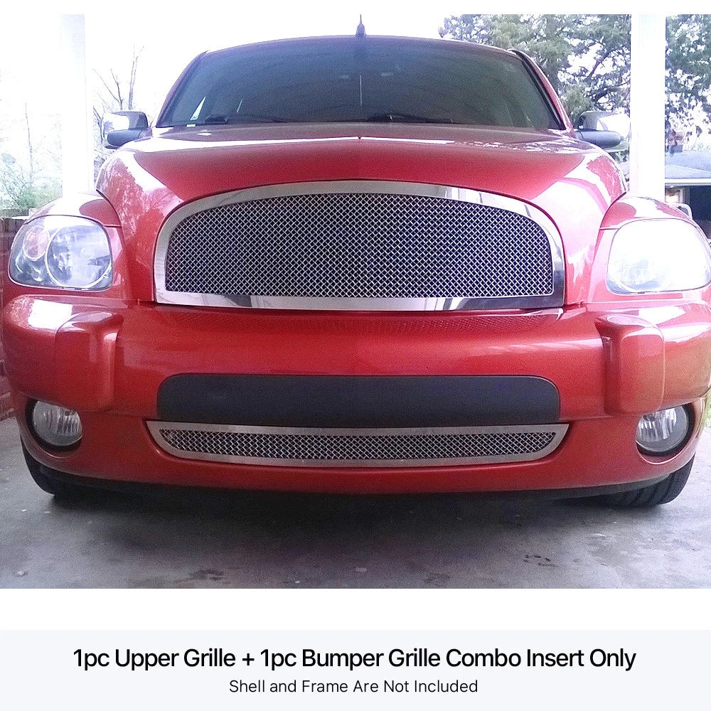 Stainless Steel Chrome Mesh Grille Insert for Chevy HHR (2006-2011)