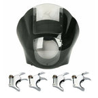 Quarter Headlight Fairing Windshield 49mm Fork Clamp for Harley Sportster Dyna