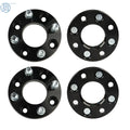 Set of 4 Wheel Spacers for Club Car Golf Cart (1" 4x4, 1/2x20 Studs, 62mm Hub Bore)