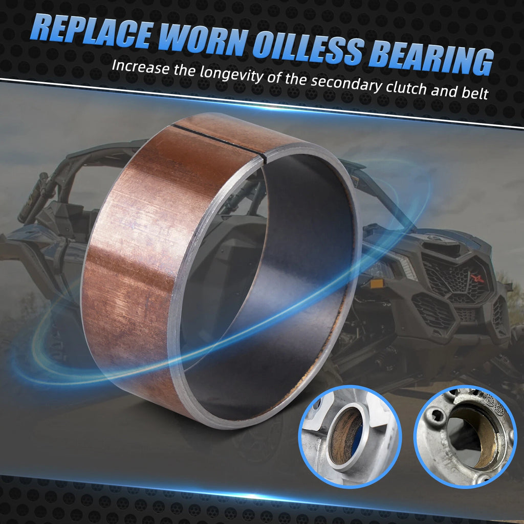 Secondary Clutch Oilless Bushing Cam Bushing for Can-Am Maverick X3 (2018–2022)