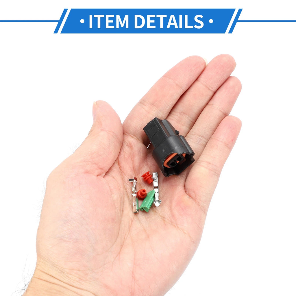 2 Pin Fuel Injector Connector Plug for Kia K2 K3 K5 (No. 06A973722)