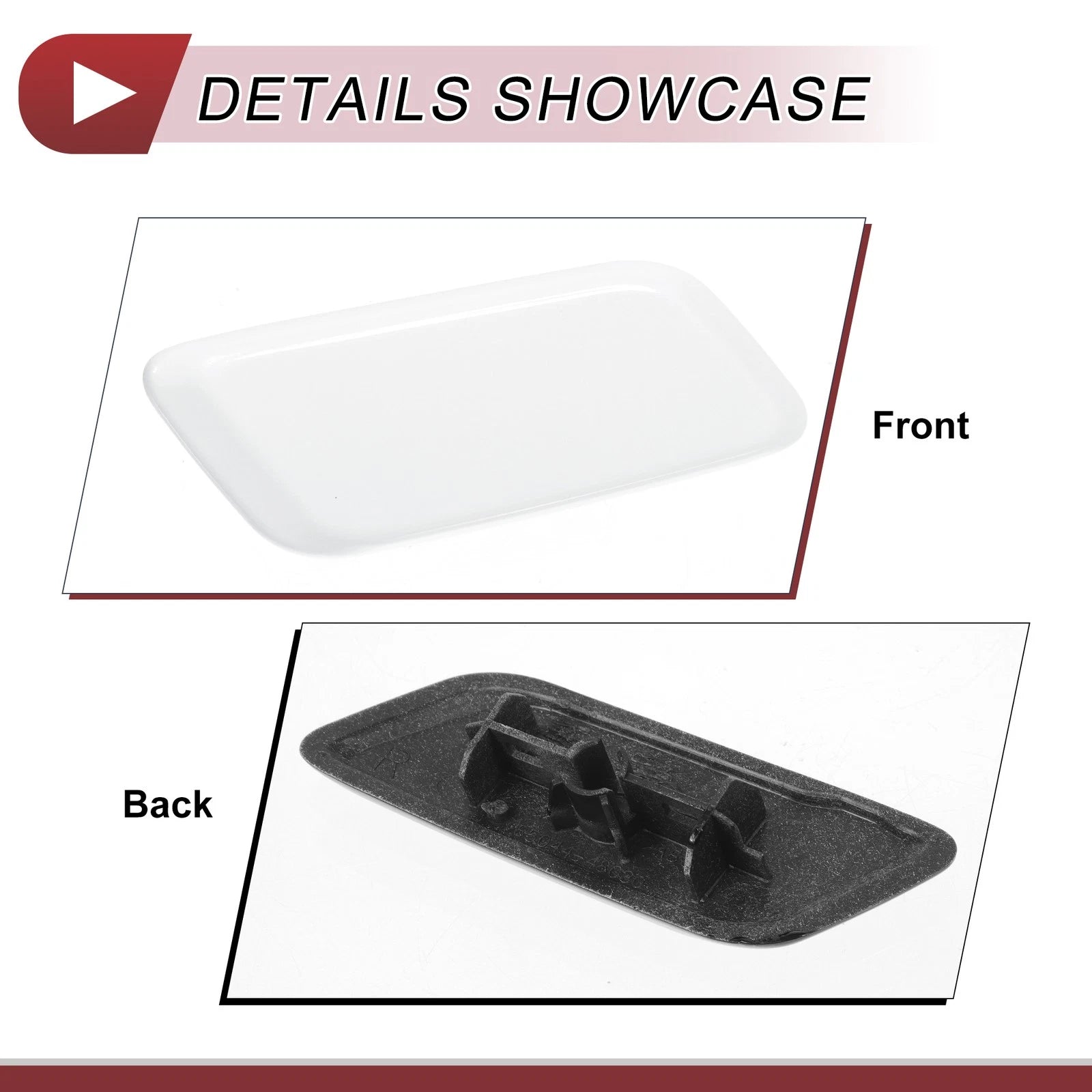Washer Nozzle Cover Cap for Lexus RX350 (2012–2014) White