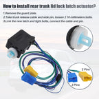 Rear Door Latch Lock Actuator Motor for Dodge Sprinter 2500 (2002–2006) No. 5133998AA, 745060404824