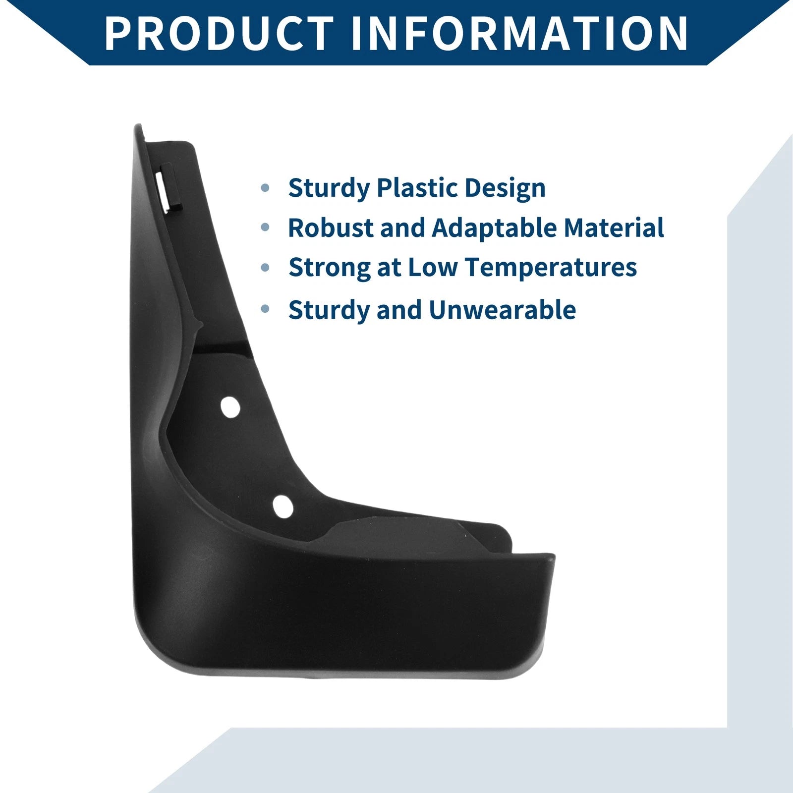Set of 2 Mud Flaps Splash Guards for Mercedes-Benz CLA (2013–2019)