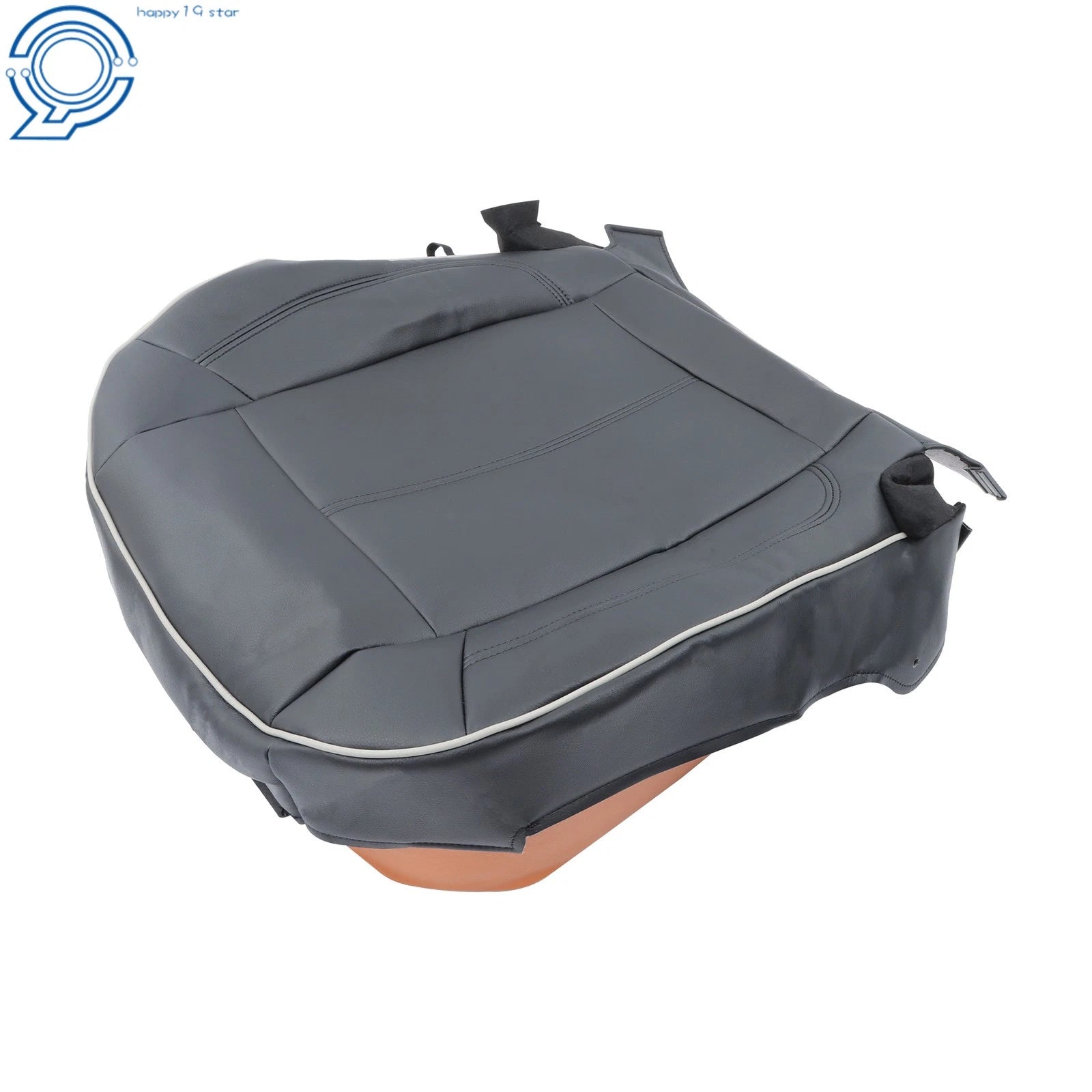 Driver Bottom Cushion Cover for Hummer H3 (2006–2010) Black Leather