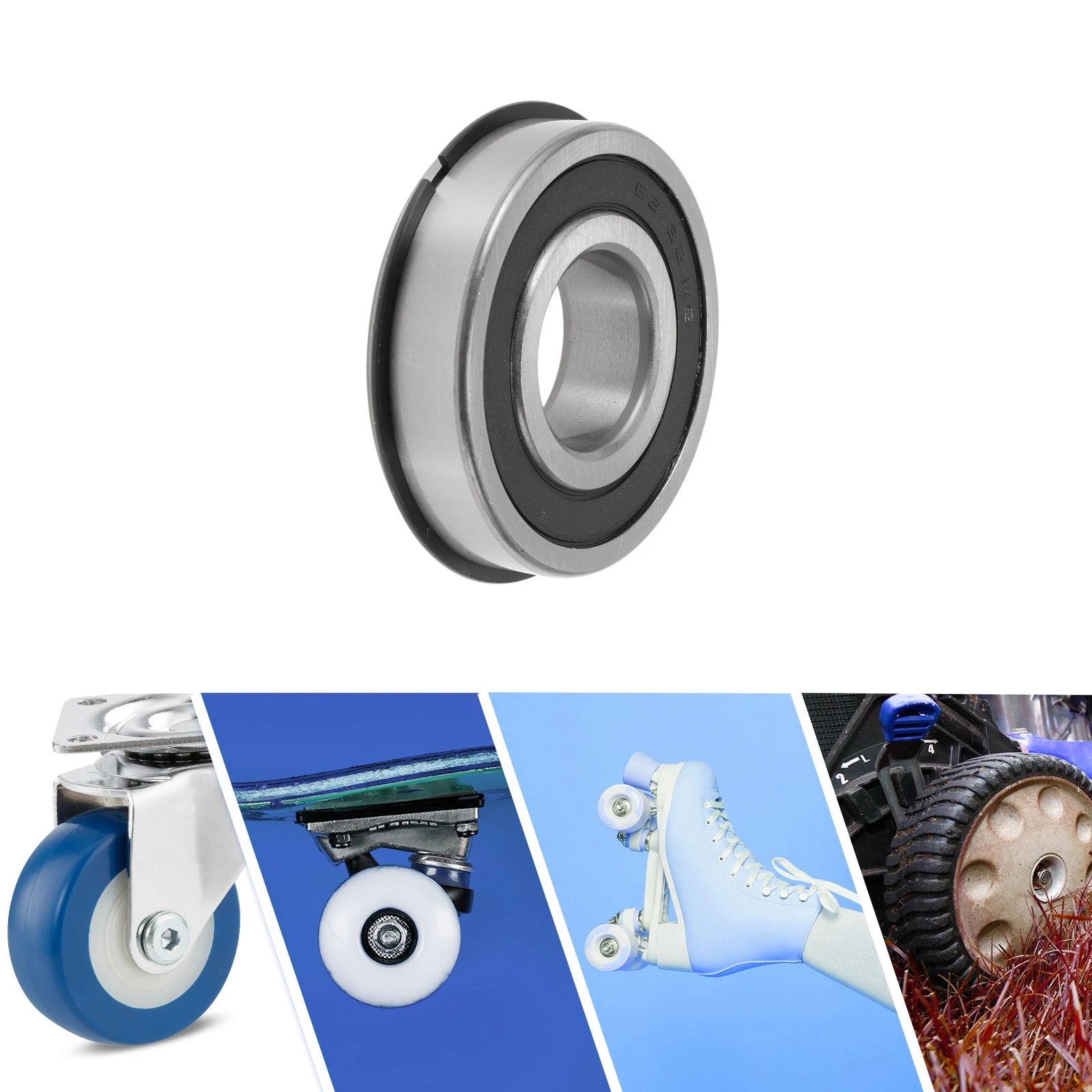 Deep Groove Ball Bearings 32x75x20mm for Scooter Skateboard (N/A)