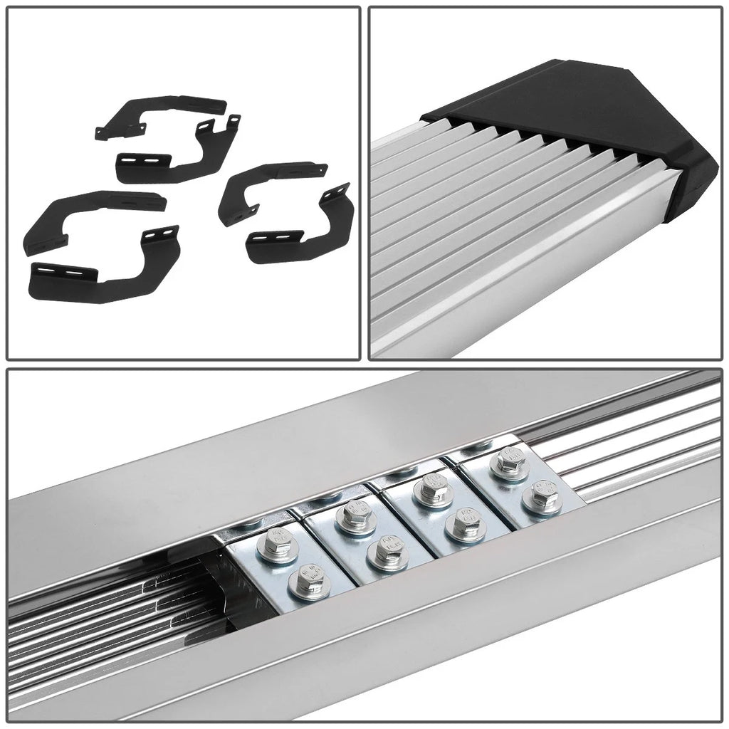 Set of 2 Stainless Steel Running Boards for Tacoma Double Cab (2005–2022)