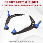 2X Front Lower Control Arms with Ball Joints for BMW 318i 325i (1984-1993)