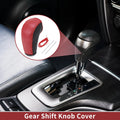 Gear Shift Knob Cover for Subaru Forester (2014–2017) Red Carbon Fiber