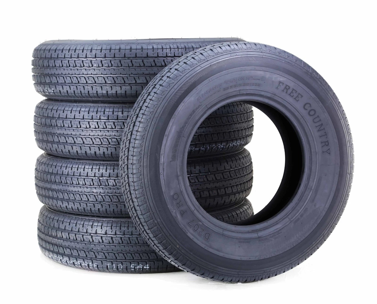 5 Premium Trailer Tires ST235/80R16 (Radial 10PR Load Range E)