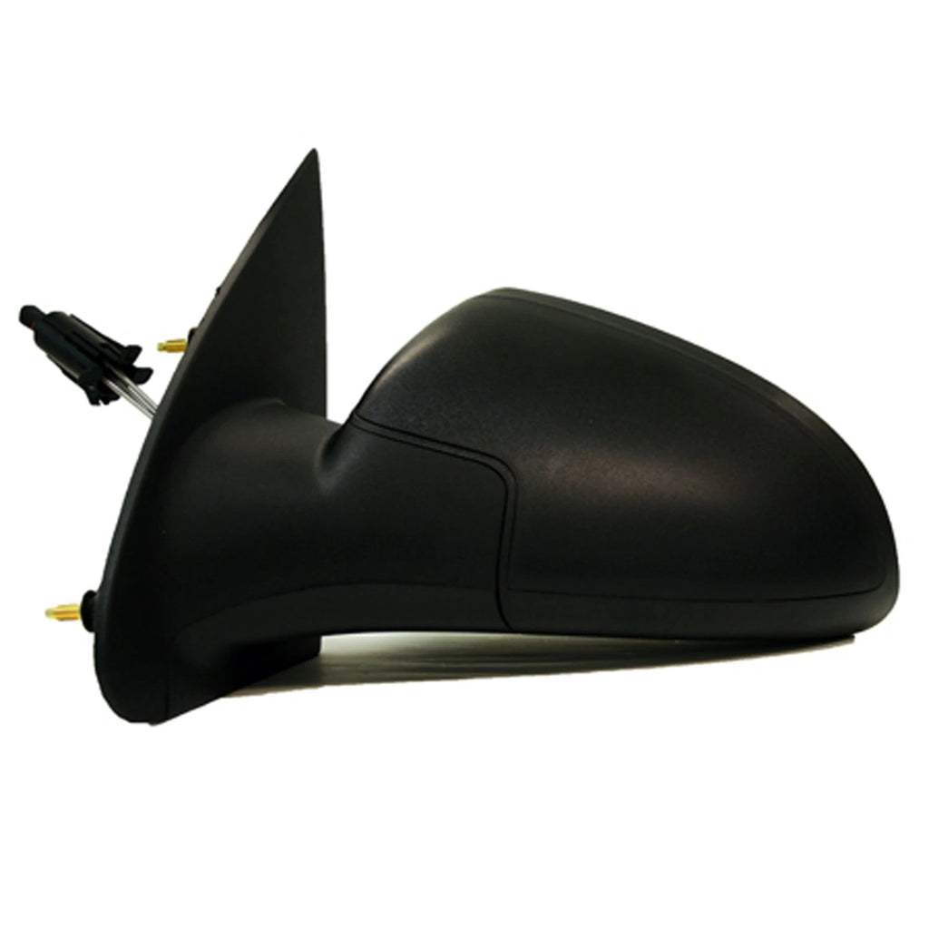 Replacement Black Textured Driver Side Manual Door Mirror (See Compatible Chart)