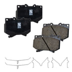 Front Brake Disc Rotors and Pads Kit for Toyota Tundra Sequoia (2001–2002)