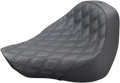 Saddlemen Renegade Solo Seat for FL/FX (2018–2024) - Lattice Stitched - Black