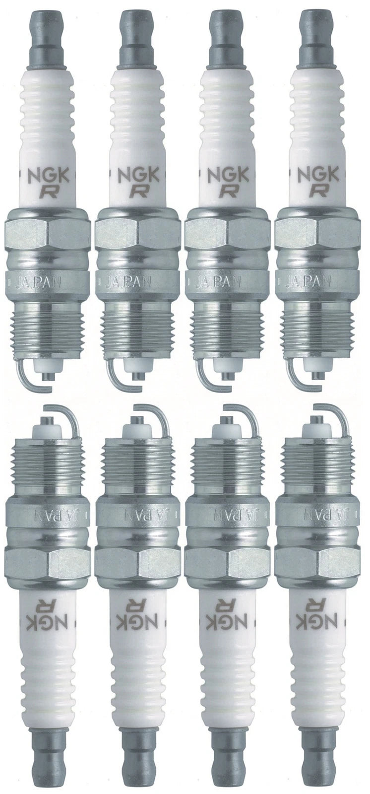 Set of 8 NGK V-Power Spark Plugs Nickel 6630 for Buick Ford Pontiac GMC
