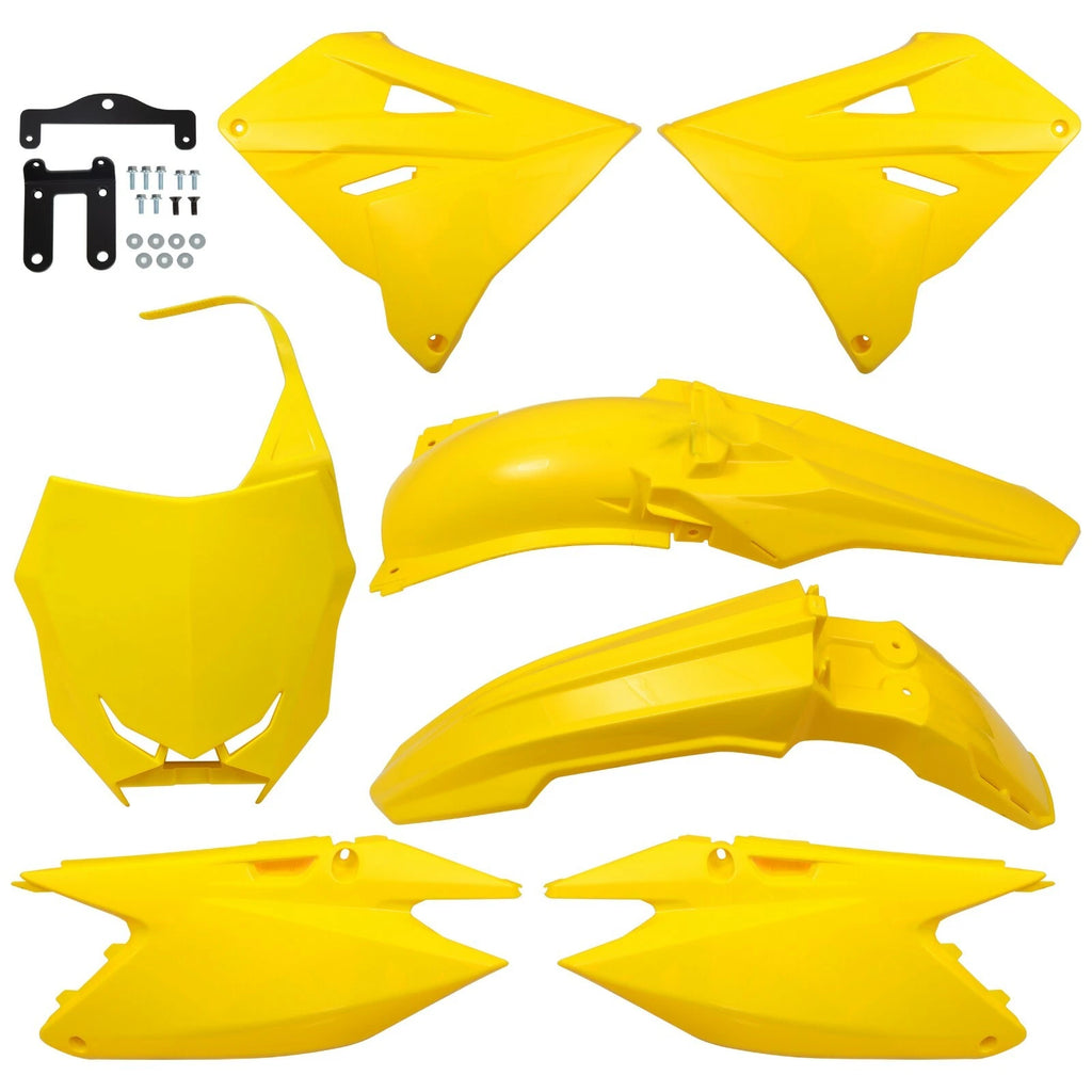 Restyled Plastic Kit Fairing Bodywork for Suzuki RM125 RM250 (2001–2008)