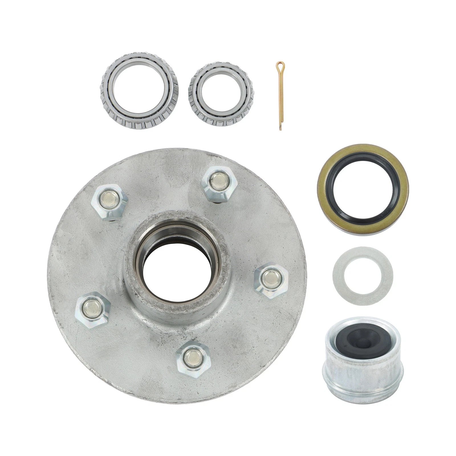 Trailer Hub Drum Kit 5 on 4.5" for L68149 L44649 (Year Range)