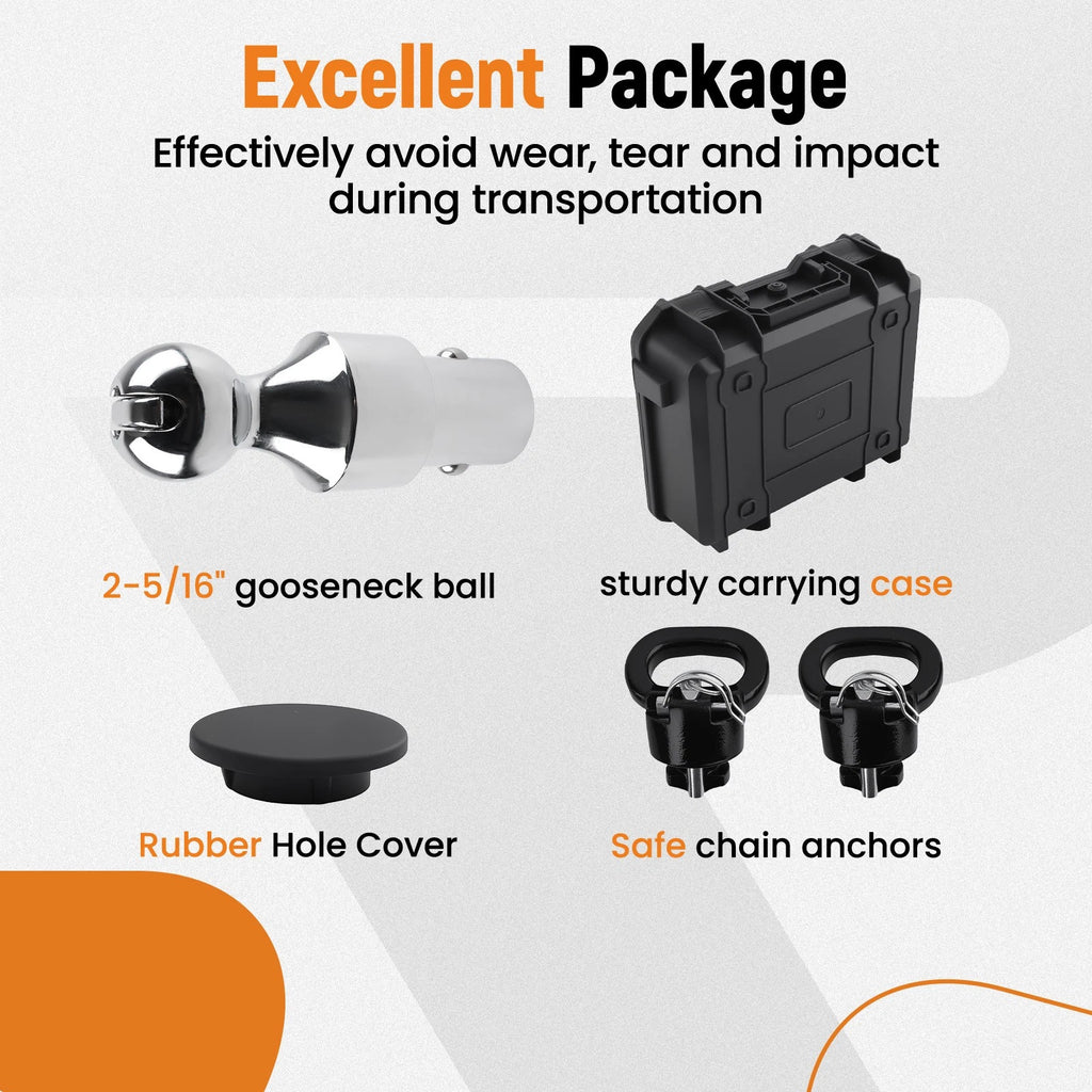 2-5/16" Ball Mount Kit for RAM 2500/3500 (2013-2024)