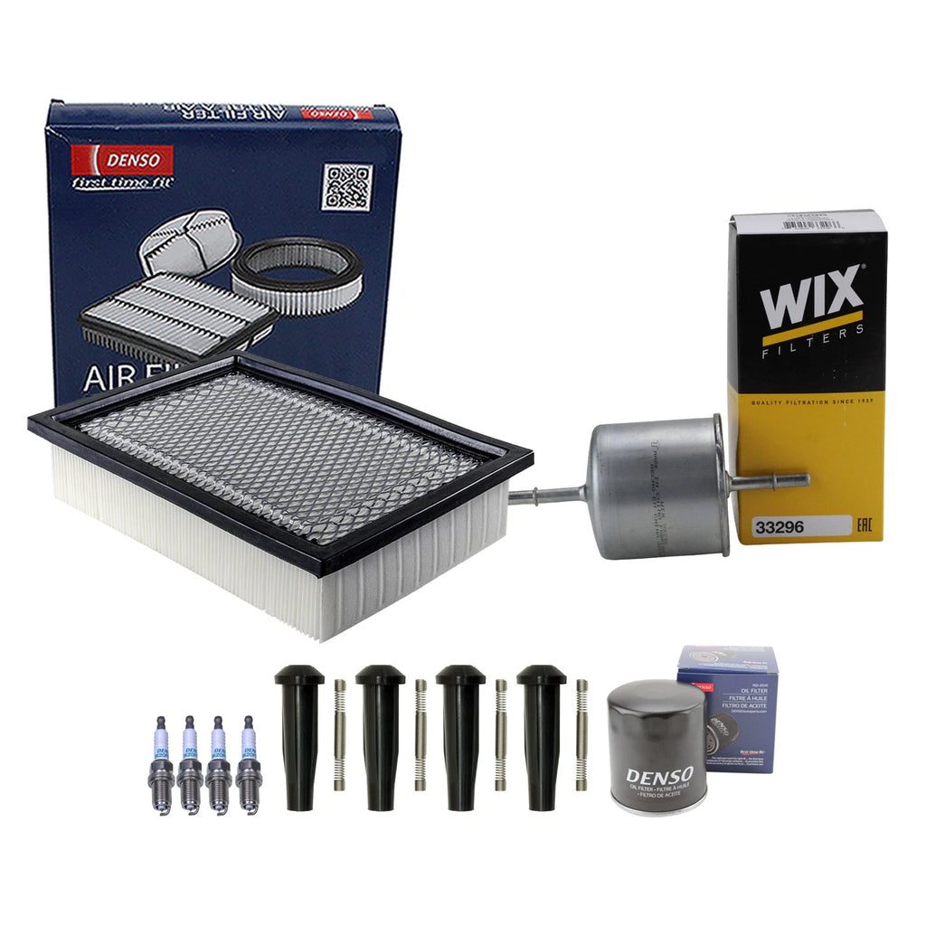 Set of 4 NGK Spark Plugs & Boot Kit for Ford Escape, Tribute (2001–2007)