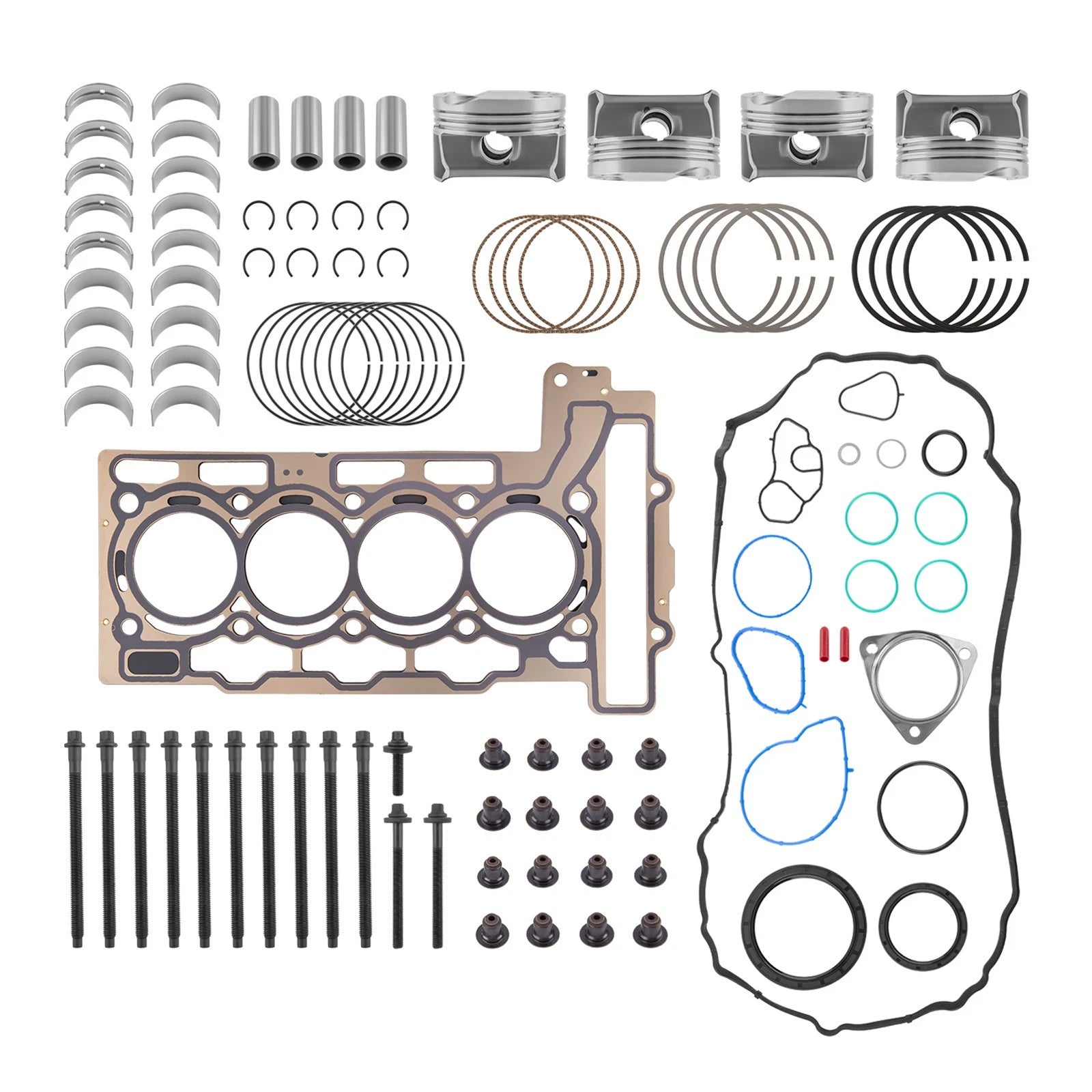 Engine Pistons Gasket Bearing Kit CR 11:1 for Mini Cooper R55 R56 (N12 N16)