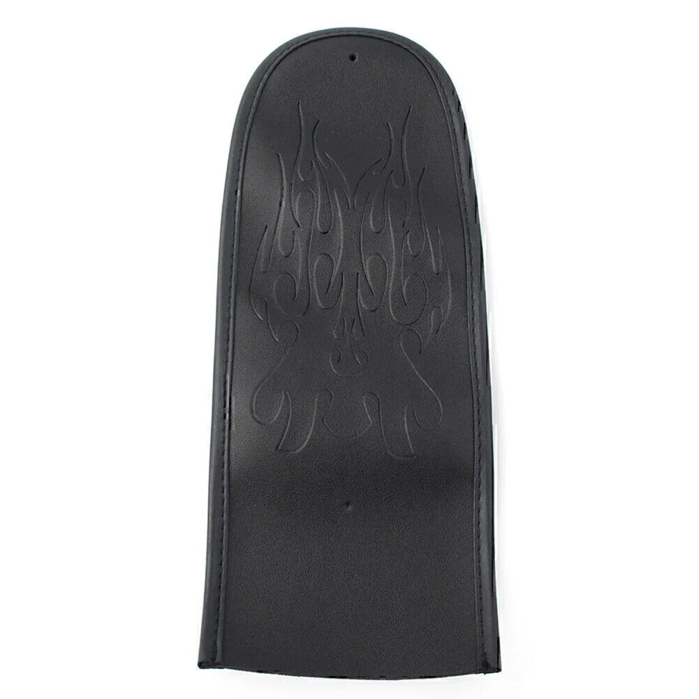 Leather Cushion Rear Flame Stitching for Harley Dyna Fat Bob & Street Glide