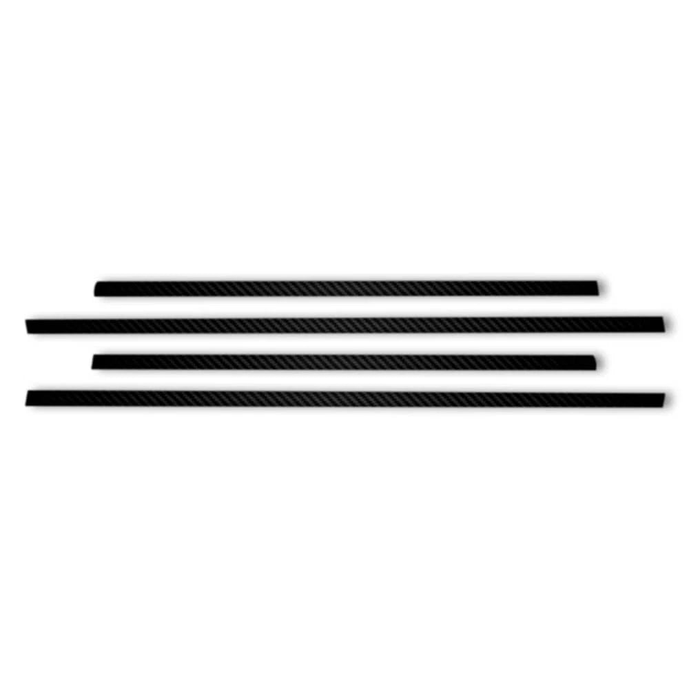 4pc Carbon Fiber Window Sill Trim for 2010-2011 Chevrolet Aveo5