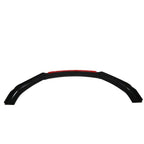 Front Bumper Lip Spoiler Splitter Protector for Universal Car (2 Layer, Glossy Black)