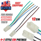 CDI Pigtail Plug Connector for Honda ATC250ES ATC250SX TRX70 (1986–1987)