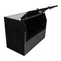 Tool Box for Pickup Truck (39"X20"X27.5") - Black Aluminum, Lock & Key