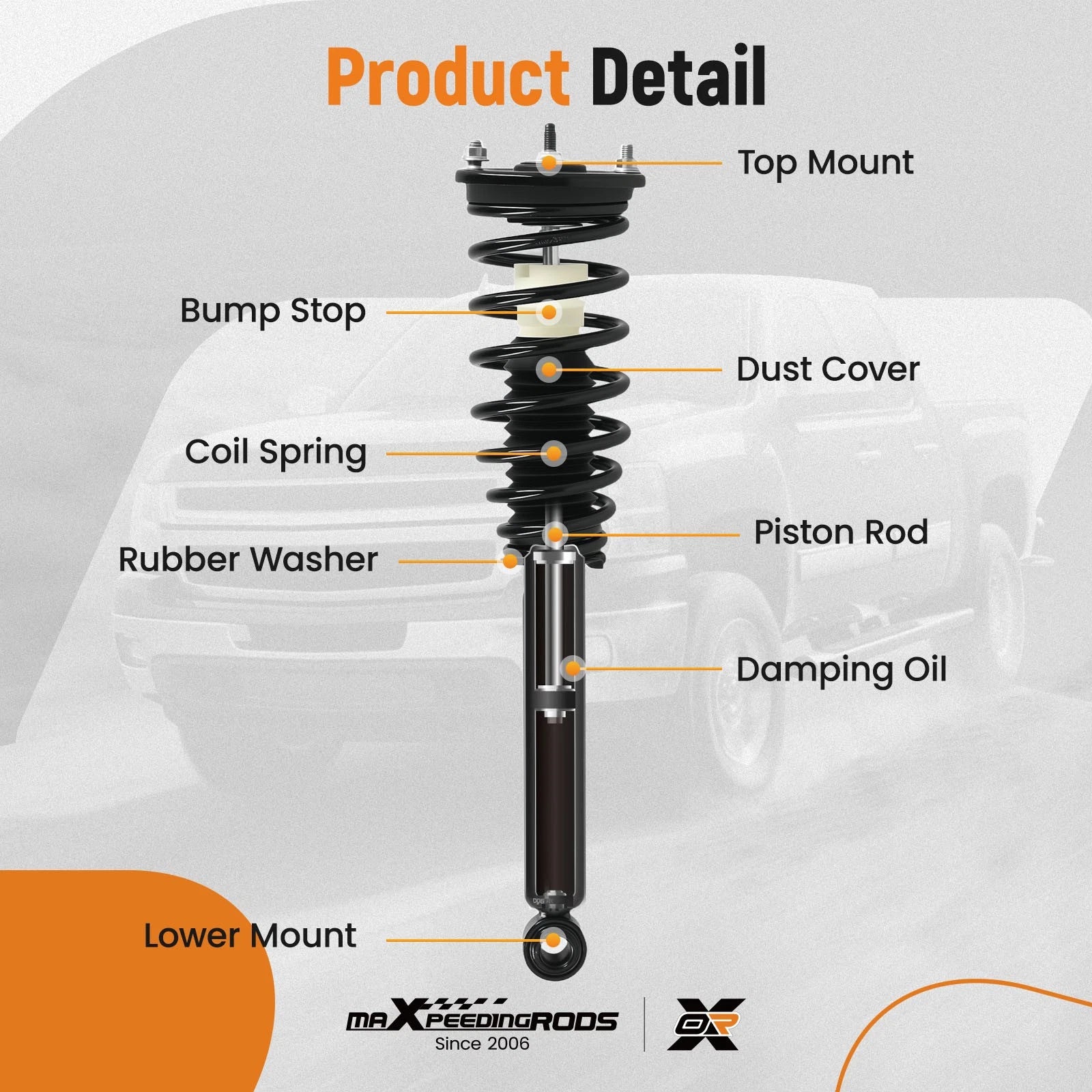 Front Struts Rear Shock Assembly for Mitsubishi Eclipse (2000–2005)