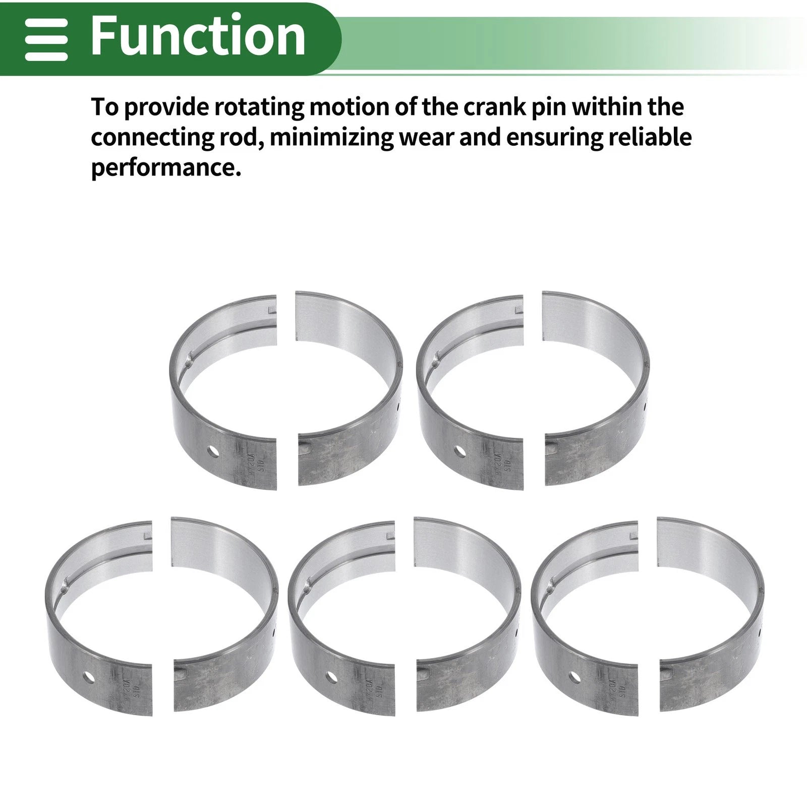 Main Bearing Set No. 1170167020 for Toyota 4Runner (2002–2010)
