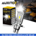 AUXITO H4 LED Bulb for Motorcycle (6500K, Hi/Low Beam)