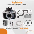 Cylinder Piston Gasket Kit for Suzuki Quadsport LT80 (1987–2005)