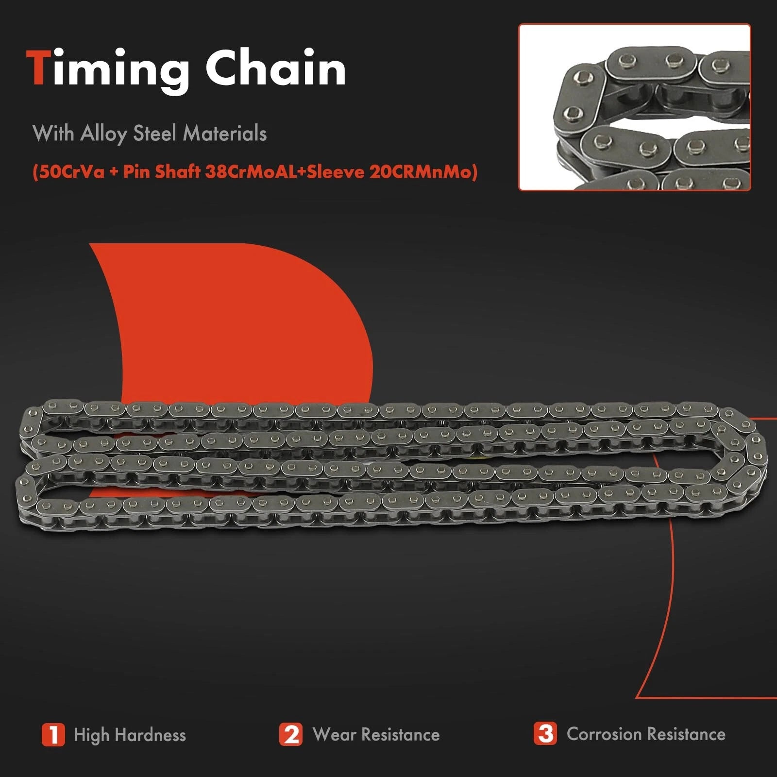 6X Timing Chain Kit for Hyundai Elantra (2014–2016) Tucson Kia Soul Forte