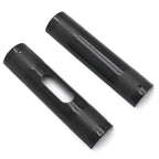 Black Knurled Handlebar Riser Adapter 1" to 1.25" for Harley