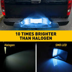 Ice Blue LED License Plate Lights for Chevy Colorado GMC Canyon (2004–2012)