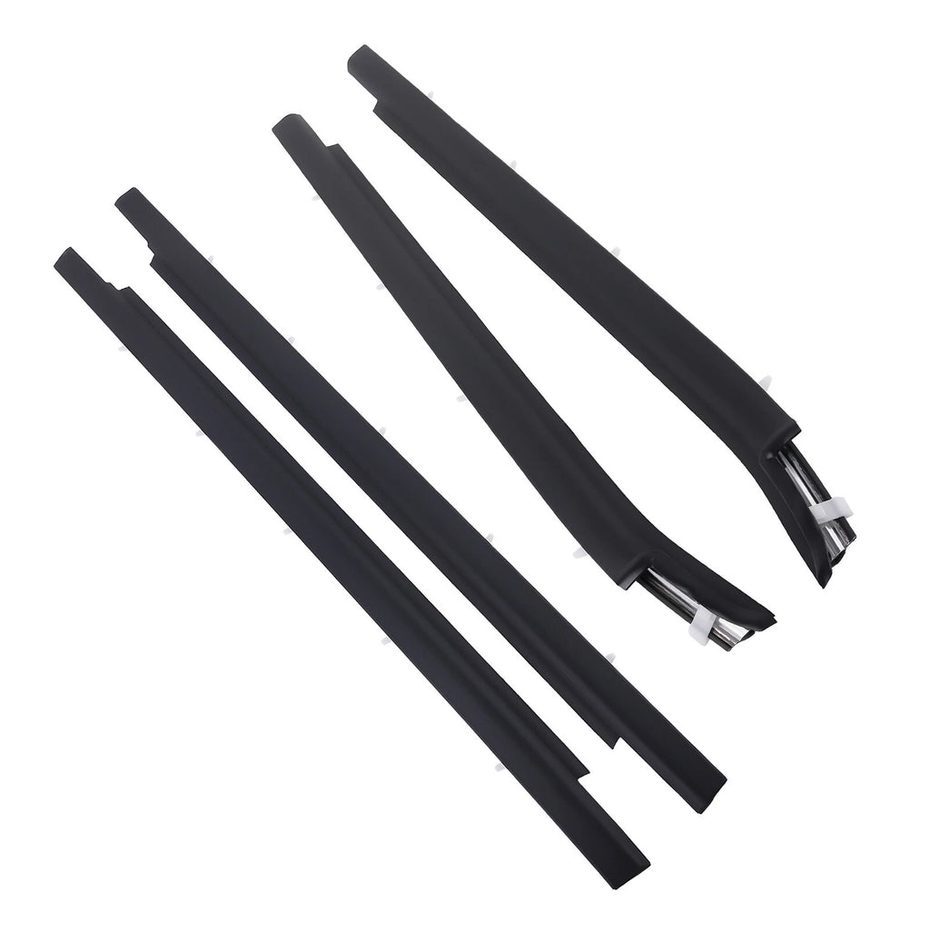 Set of 4 Window Moulding Trim Weatherstrip for Toyota Tundra (2000–2006)