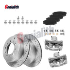 Rear Rotors Brake Caliper Pads Kit for Toyota Sequoia Tundra (2007–2015)