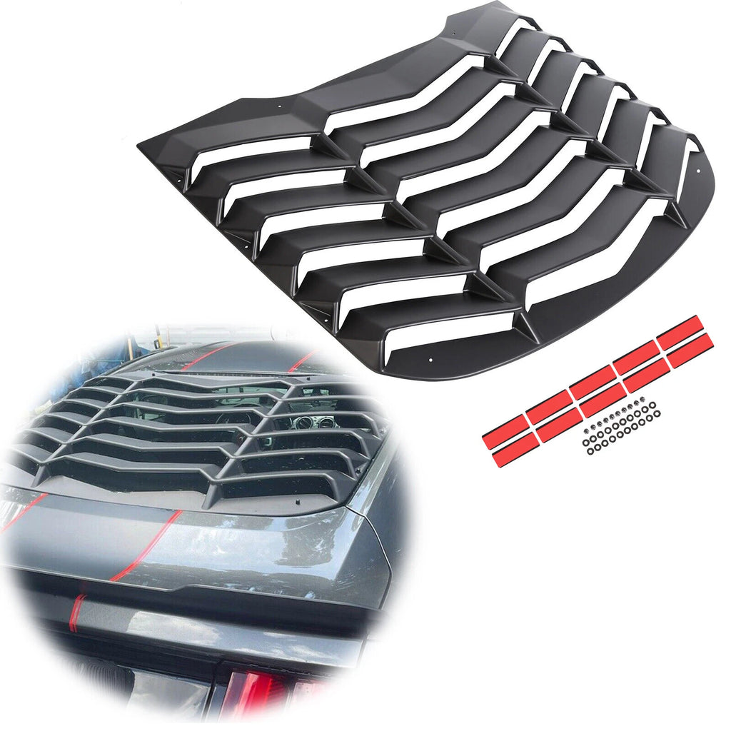 Rear Window Louver Cover Sun Shade for Ford Mustang (2015–2023)