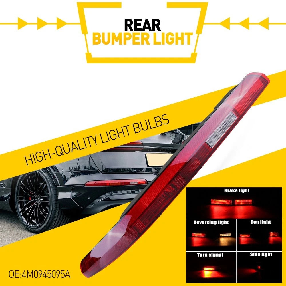 Rear Bumper Light for Audi Q7 (2016–2020) Left Side Tail Stop Lamp