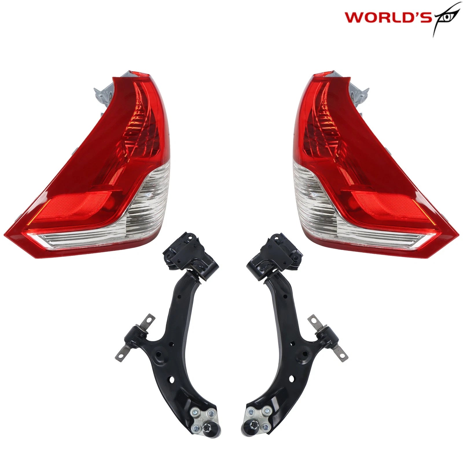 Set of 4 Front Lower Control Arms & Tail Lights for Honda CR-V (2012–2014)