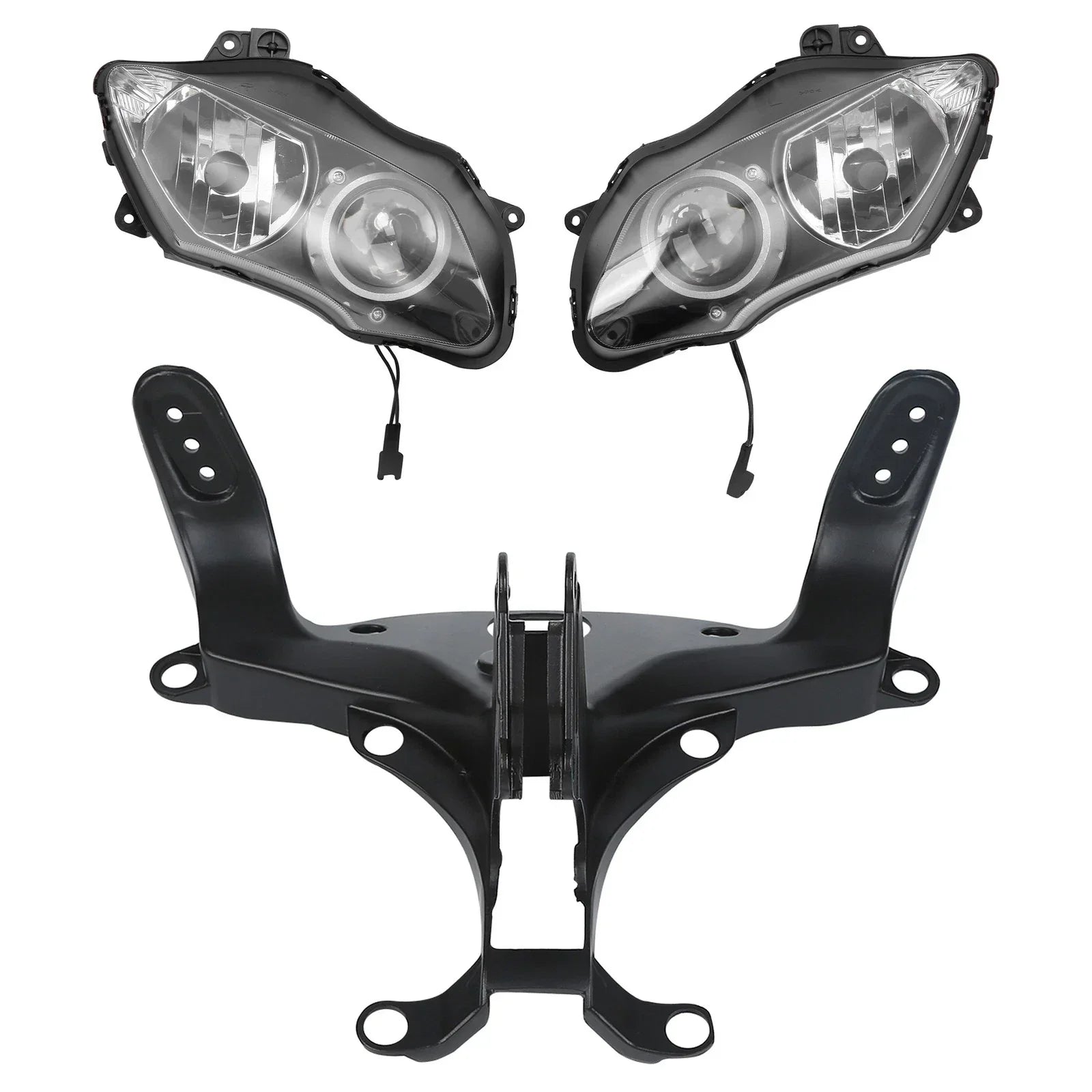 Front Headlight Assembly & Fairing Stay Bracket for Yamaha YZF R1 (2007-2008)