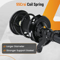 Set of 2 Front Left Right Struts w/Coil Sway Bars for Honda Civic (2001–2002)